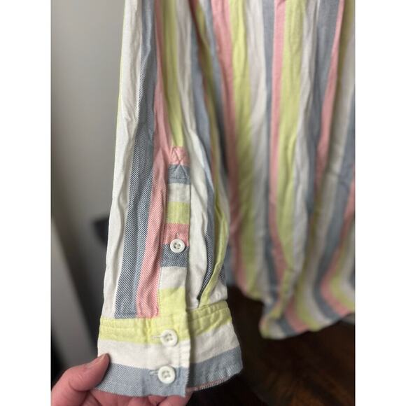 Torrid Pastel Multicolored Striped Blouse Size 3 - Picture 5 of 8